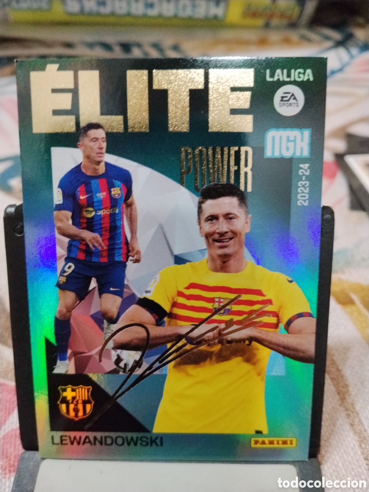 Cromos de f&uacute;tbol: Lewandowski Elite Power - Adrenalyn XL 23/24