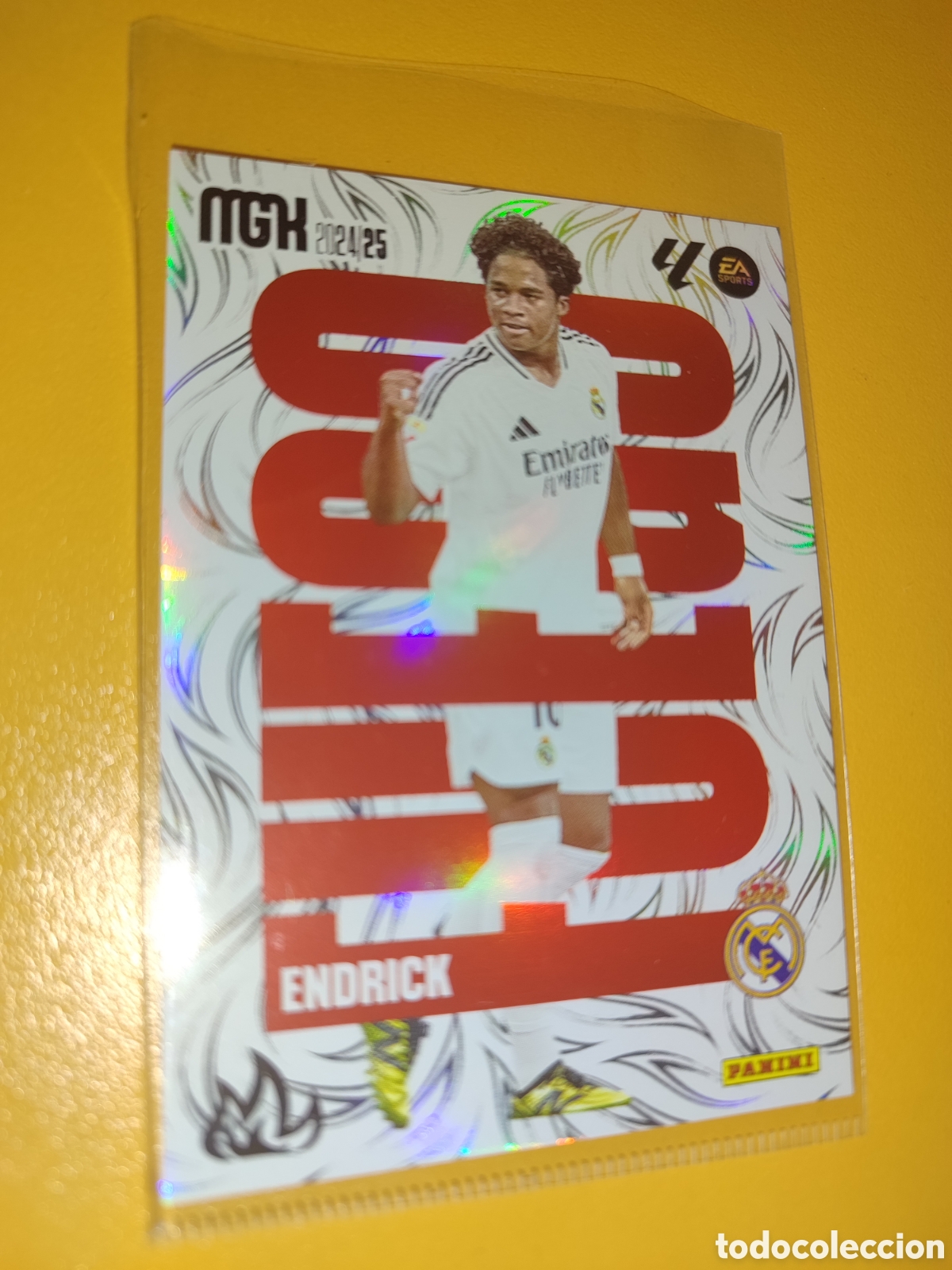 Cromos de f&uacute;tbol: Endrick Fuego Rookie Megacraks 24/25