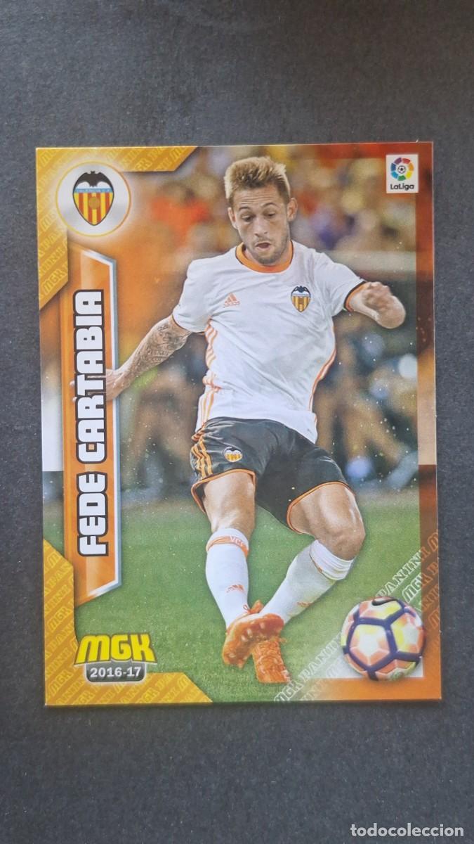 Cromos de f&uacute;tbol: L1 FEDE CARTABIA VALENCIA C. F. 504 PANINI MEGACRACKS 2016 2017 16 17