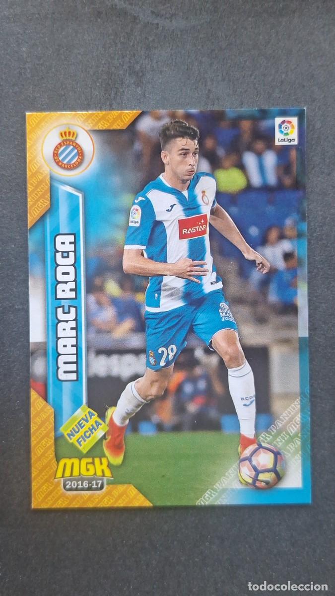 Cromos de f&uacute;tbol: L1 MARC ROCA R. C. D. ESPA&Ntilde;OL 227 BIS NUEVA FICHA PANINI MEGACRACKS 2016 2017 16 17