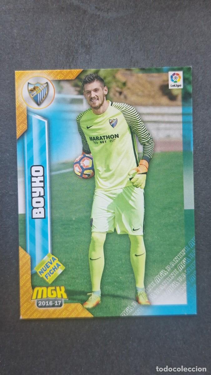 Cromos de f&uacute;tbol: L1 BOYKO MALAGA C. F. 355 BIS NUEVA FICHA PANINI MEGACRACKS 2016 2017 16 17