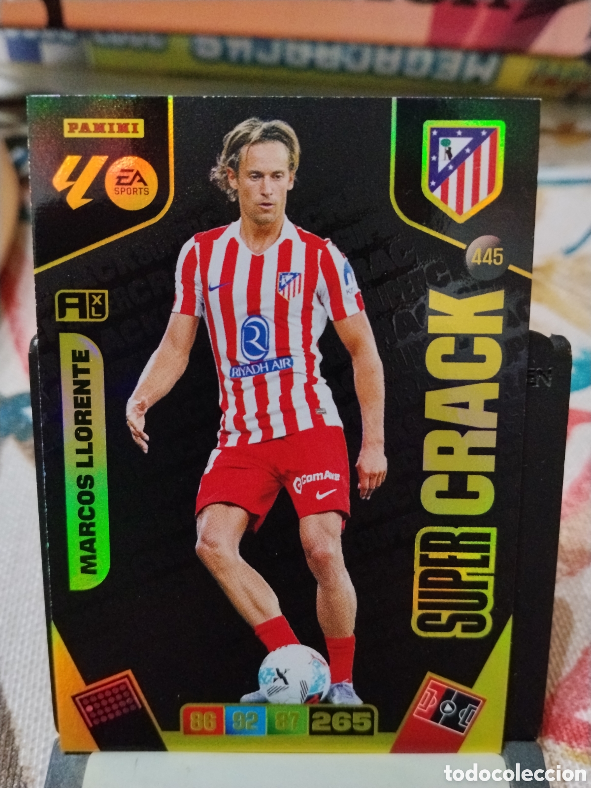 Cromos de f&uacute;tbol: Marcos Llorente - Super Crack - Adrenalyn XL 25/26