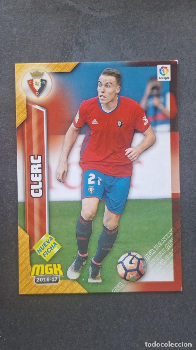Cromos de f&uacute;tbol: L1 CLERC C. A. OSASUNA 383 BIS NUEVA FICHA PANINI MEGACRACKS 2016 2017 16 17