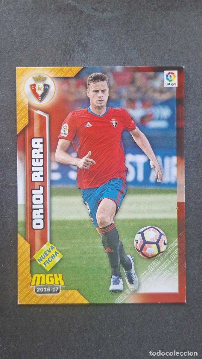 Cromos de f&uacute;tbol: L1 ORIOL RIERA C. A. OSASUNA 398 BIS NUEVA FICHA PANINI MEGACRACKS 2016 2017 16 17