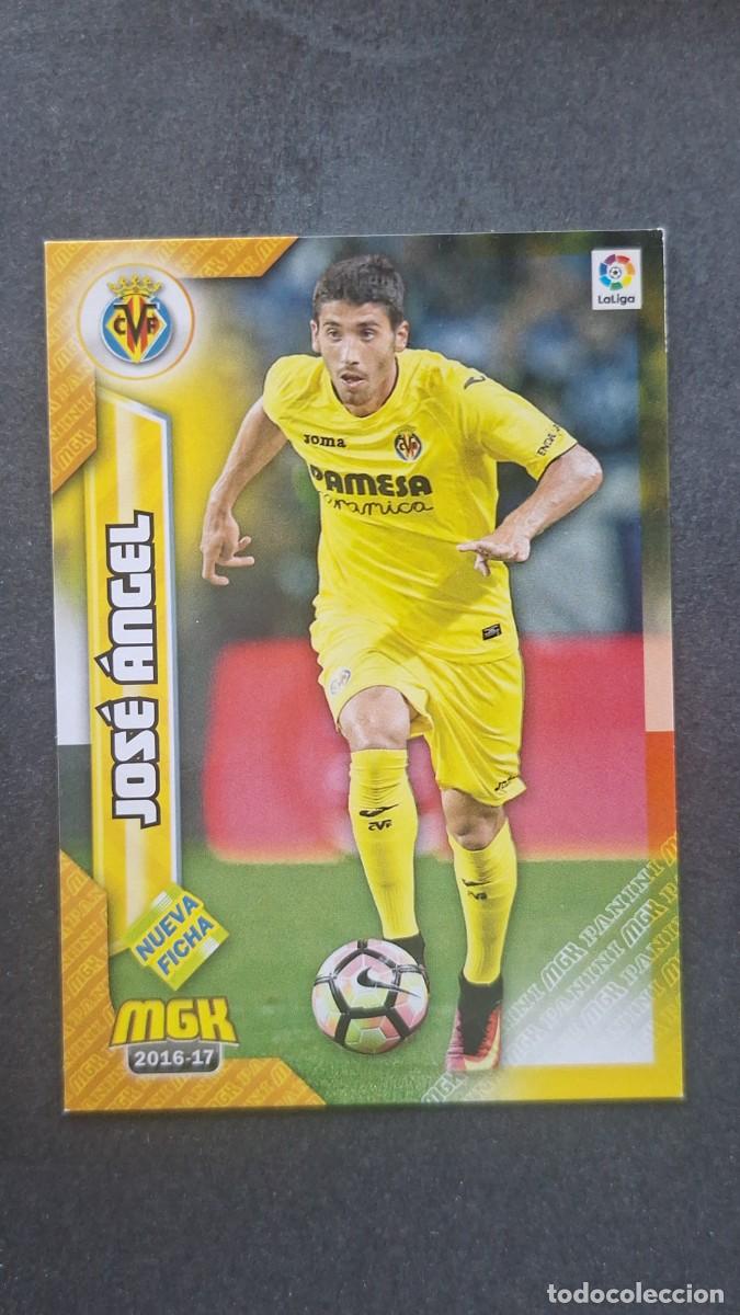 Cromos de f&uacute;tbol: L1 JOSE ANGEL VILLAREAL C. F. 524 BIS NUEVA FICHA PANINI MEGACRACKS 2016 2017 16 17