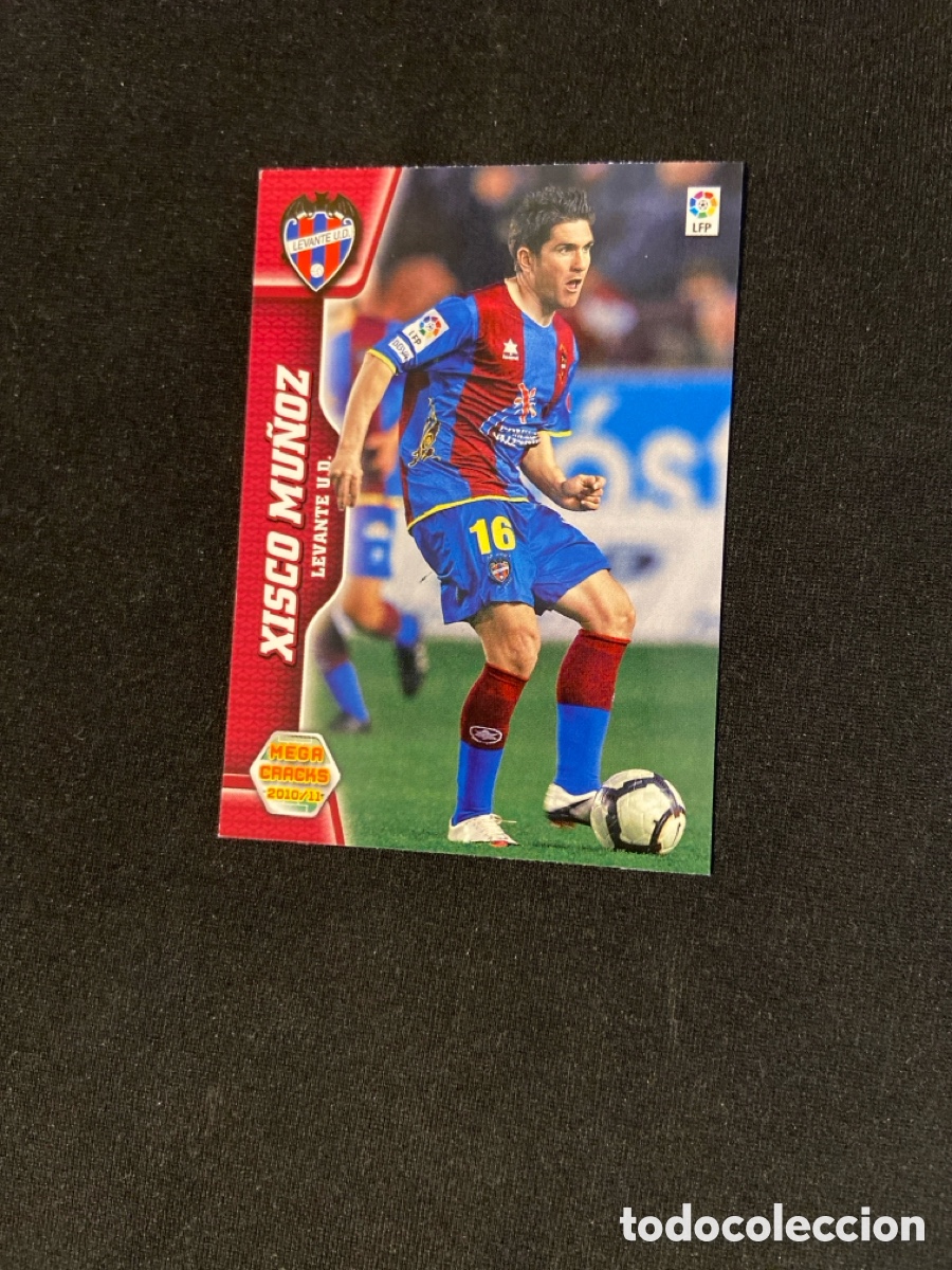 Cromos de f&uacute;tbol: XISCO MU&Ntilde;OZ 157 (LEVANTE)