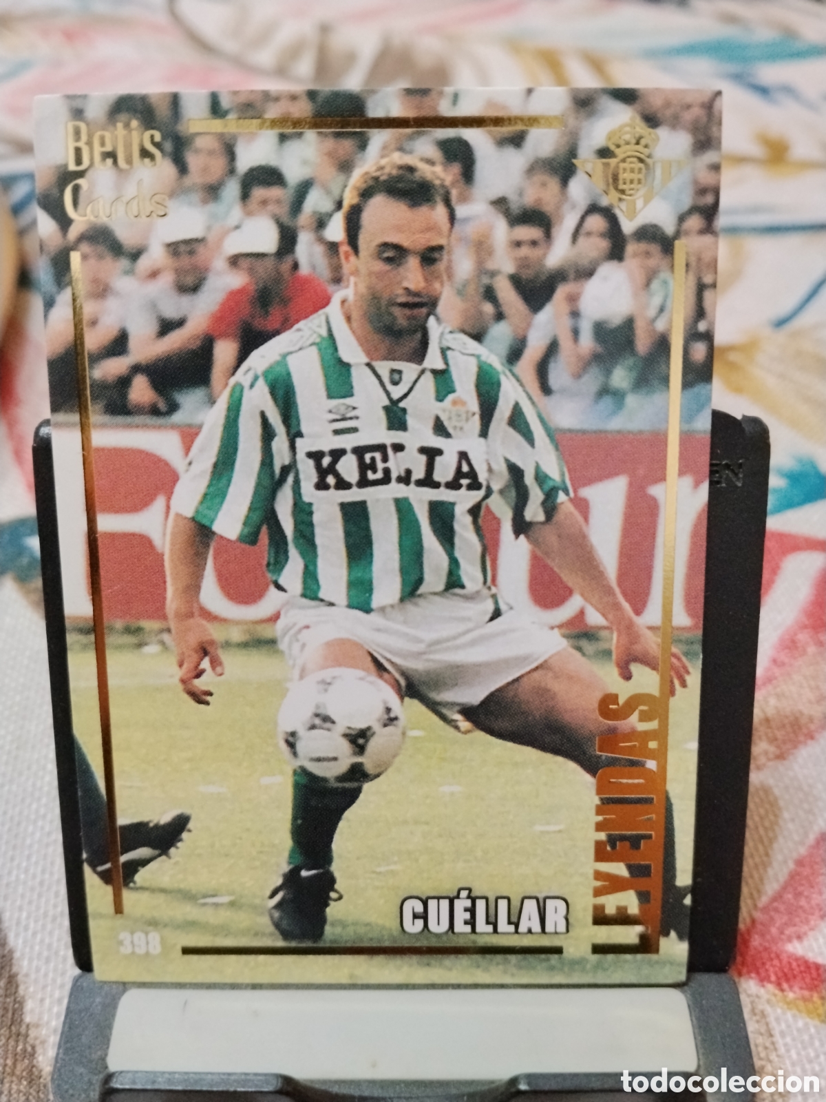 Cromos de f&uacute;tbol: Cu&eacute;llar Leyenda - Betis Cards