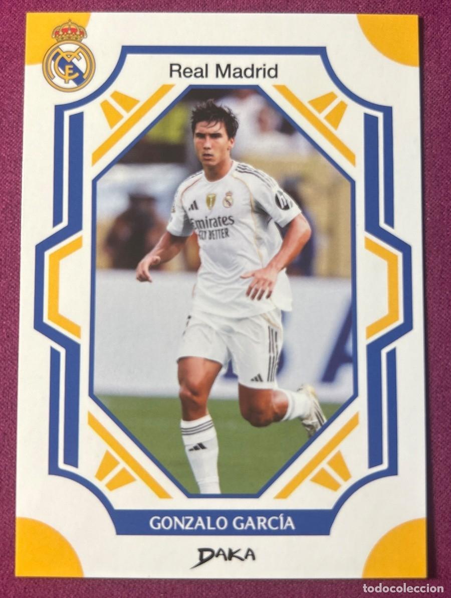 Cromos de f&uacute;tbol: Cromo Gonzalo Garc&iacute;a Real Madrid C.F. Daka Top Audience 2025-2026
