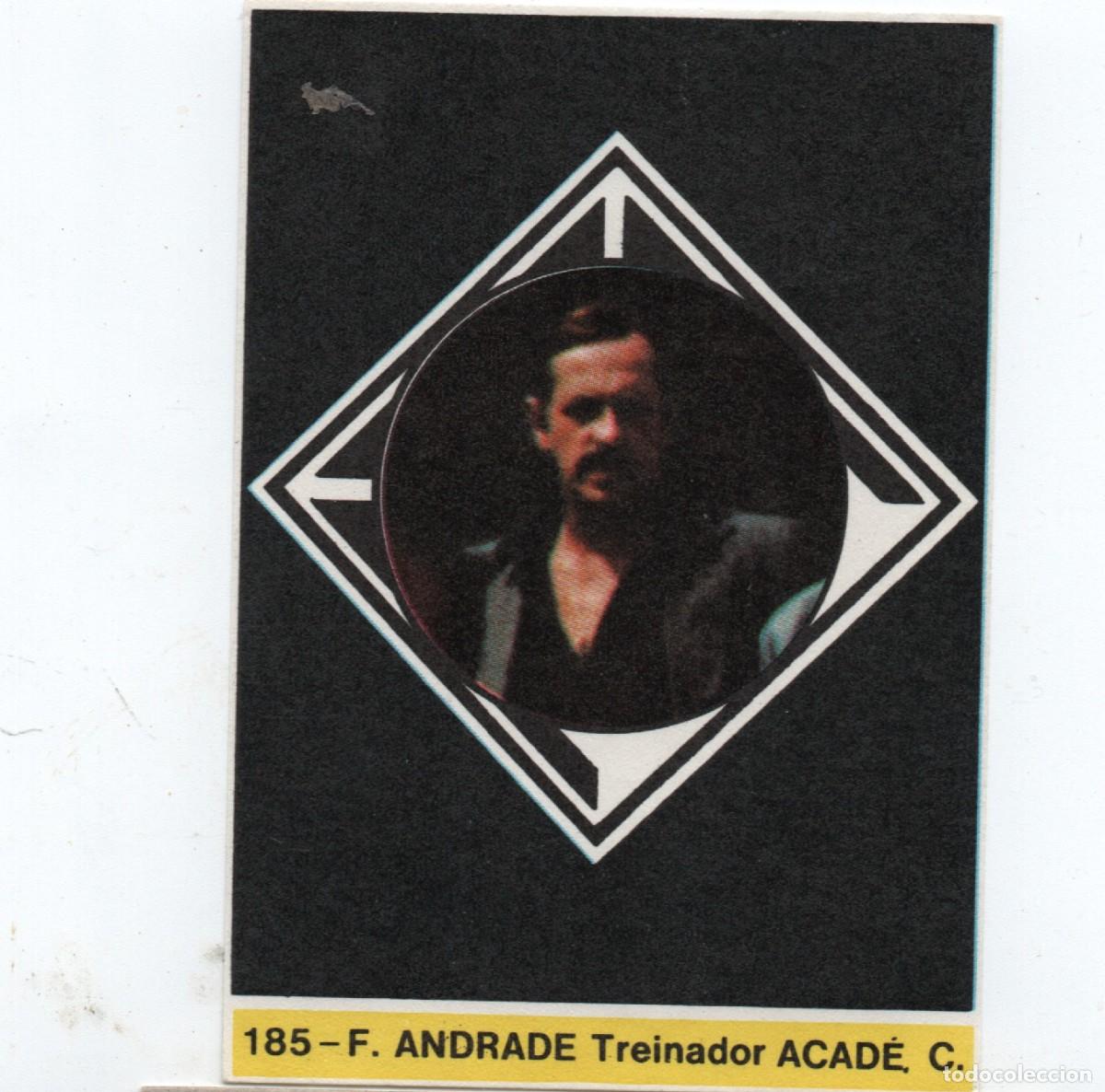Cromos de f&uacute;tbol: PORTUGAL OLD FOOTBALL STICKER # 185 - F. ANDRADE, TREINADOR, ACAD&Eacute;MICO COIMBRA, NORMAL CONDITION
