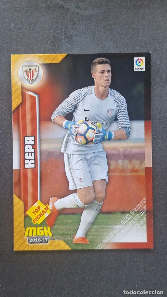 Cromos de f&uacute;tbol: L1 KEPA ATHLETIC CLUB DE BILBAO 49 TOP FICHAJE PANINI MEGACRACKS 2016 2017 16 17
