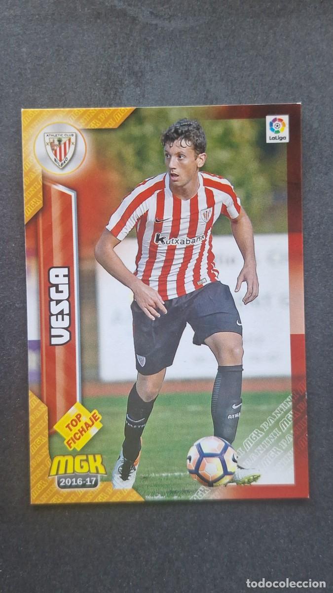 Cromos de f&uacute;tbol: L1 VESGA ATHLETIC CLUB DE BILBAO 50 TOP FICHAJE PANINI MEGACRACKS 2016 2017 16 17