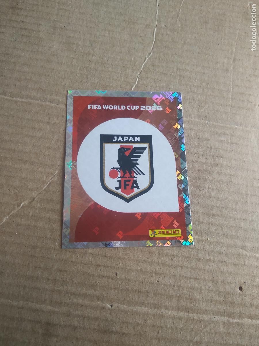 Cromos de f&uacute;tbol: JPN 1 ESCUDO JAPON CROMO FUTBOL PANINI MUNDIAL 2026 WORLD CUP COPA MUNDO