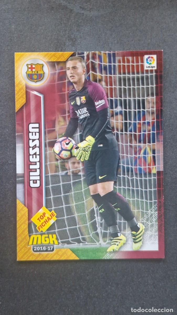 Cromos de f&uacute;tbol: L1 CILLESSEN F. C. BARCELONA 105 TOP FICHAJE PANINI MEGACRACKS 2016 2017 16 17