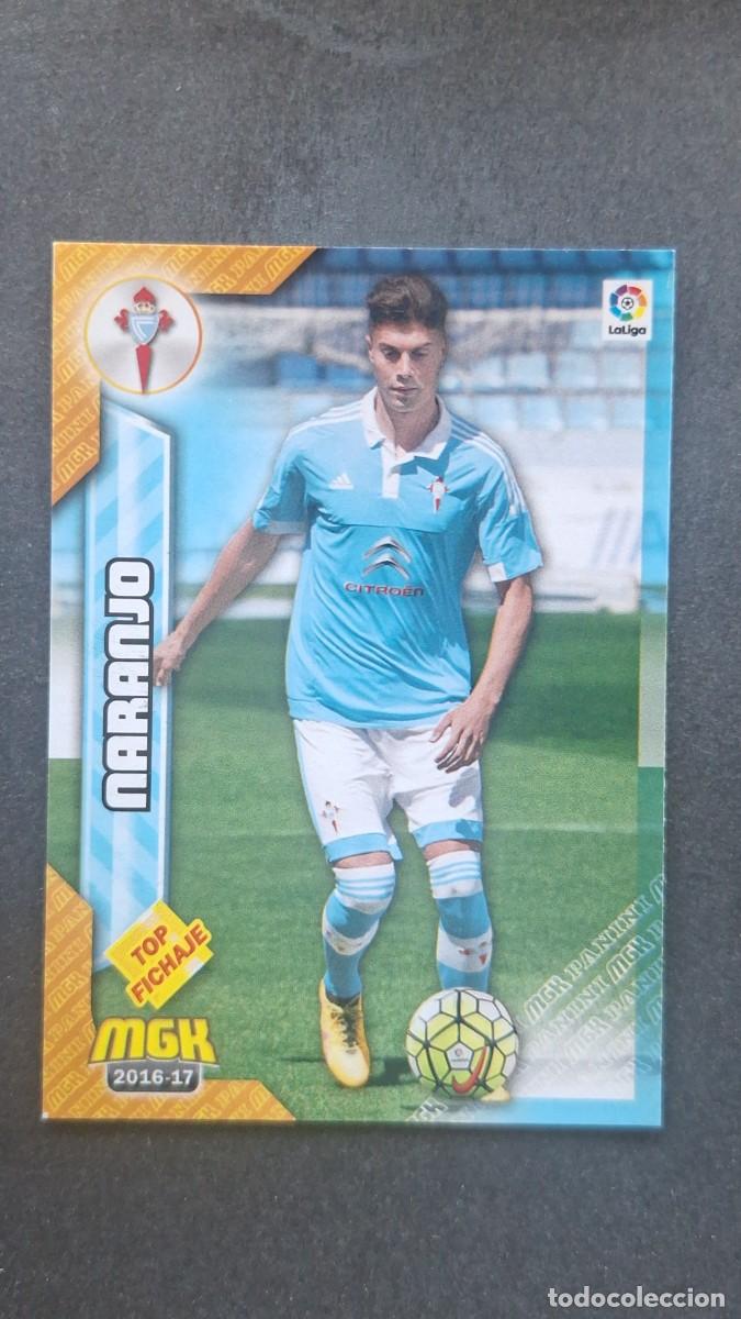 Fu&szlig;ball-Sticker: L1 NARANJO CELTA DE VIGO 157 TOP FICHAJE PANINI MEGACRACKS 2016 2017 16 17
