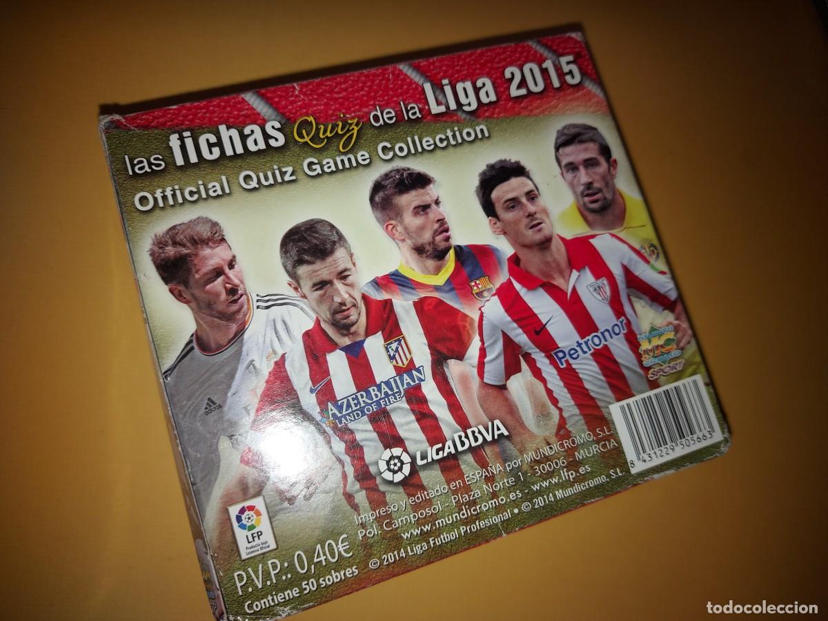 Fu&szlig;ball-Sticker: CAJA 50 SOBRES DE CROMOS SIN ABRIR LIGA FUTBOL 2015
