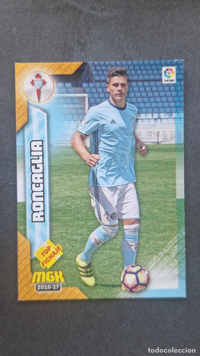 Cromos de f&uacute;tbol: L1 RONCAGLIA CELTA DE VIGO 158 TOP FICHAJE PANINI MEGACRACKS 2016 2017 16 17