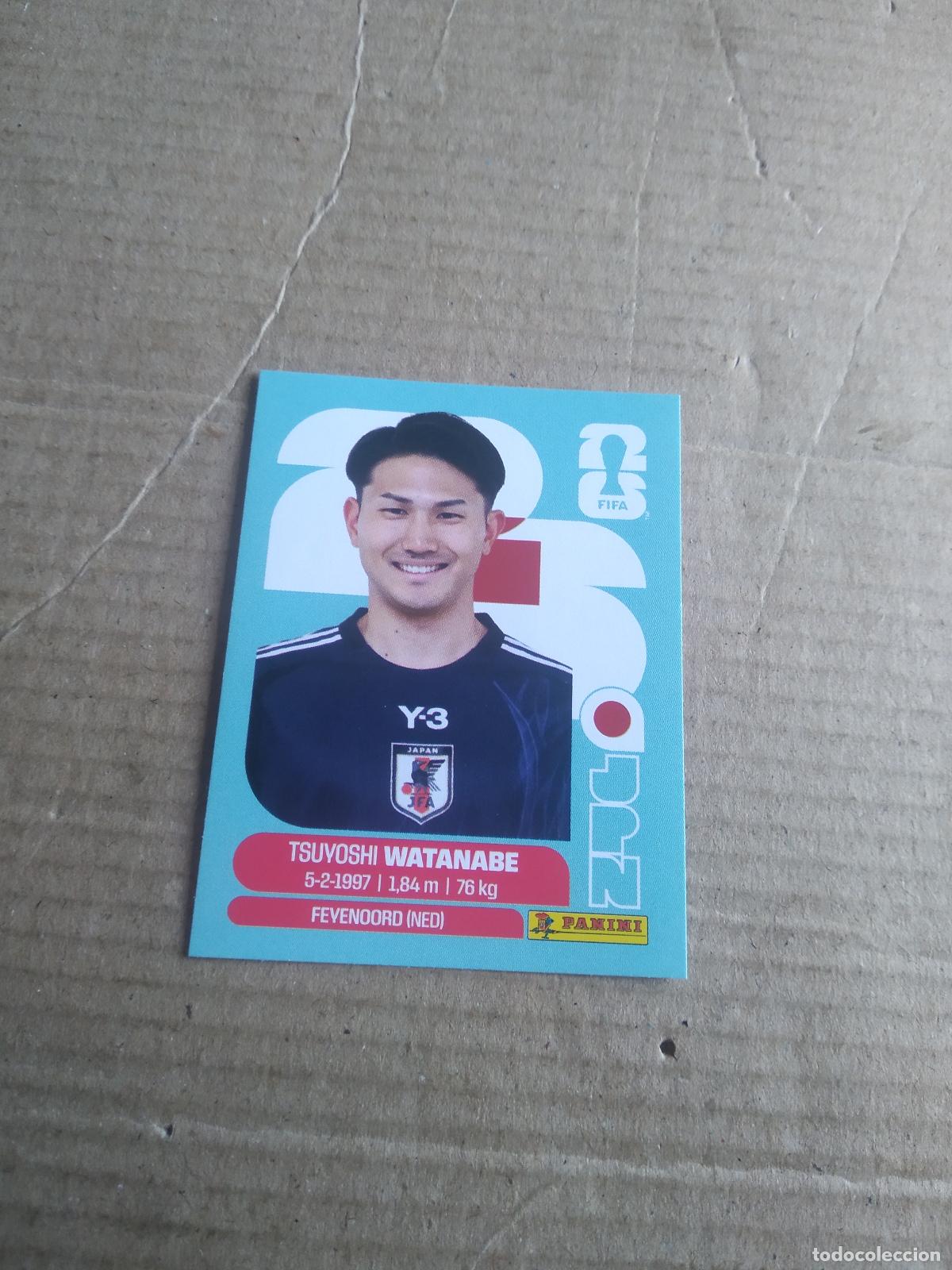 Cromos de f&uacute;tbol: JPN 7 TSUYOSHI WATANABE JAPON CROMO FUTBOL PANINI MUNDIAL 2026 WORLD CUP COPA MUNDO