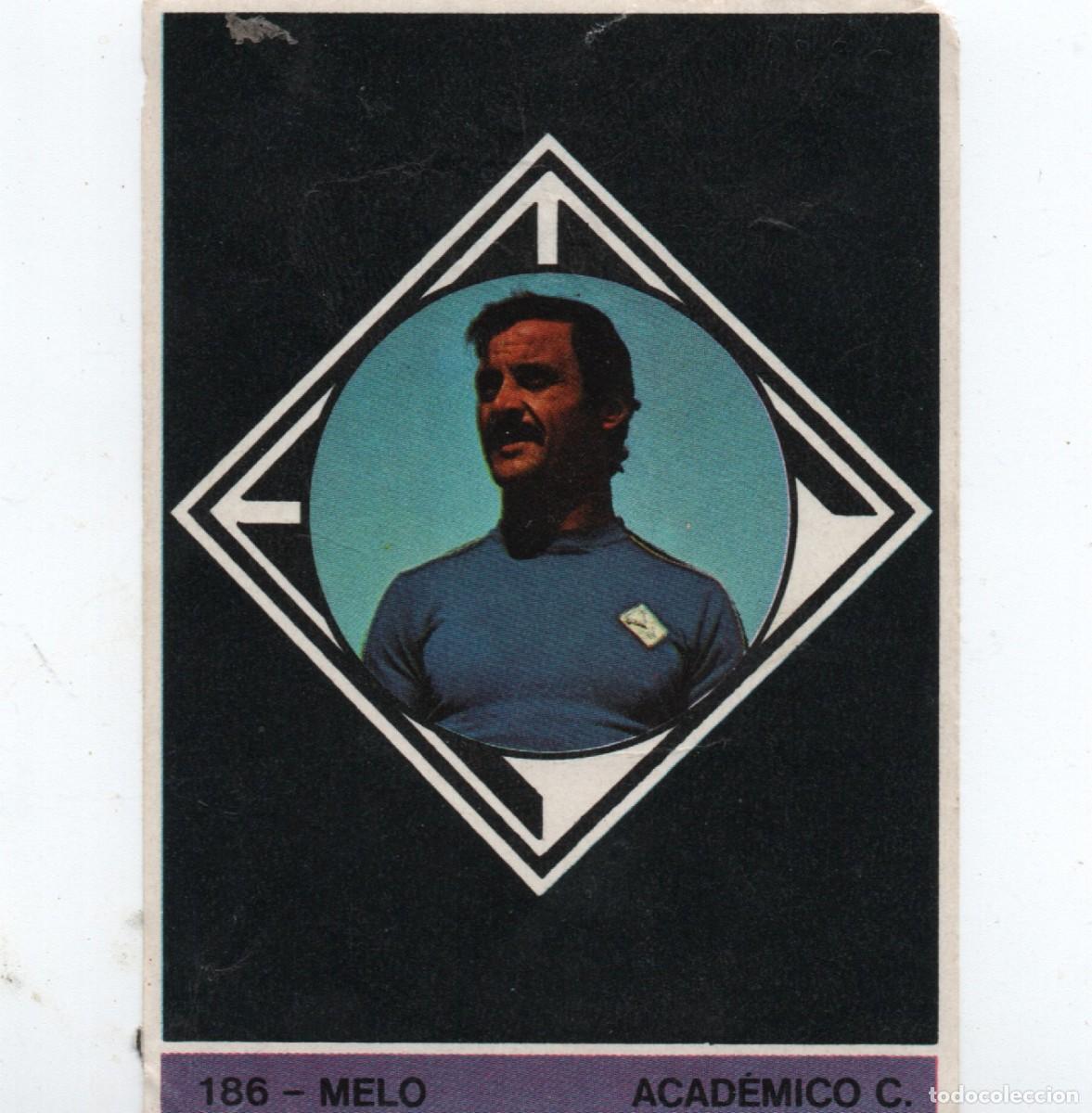 Cromos de f&uacute;tbol: PORTUGAL OLD FOOTBALL STICKER # 186 - MELO, ACAD&Eacute;MICO COIMBRA, NORMAL CONDITION