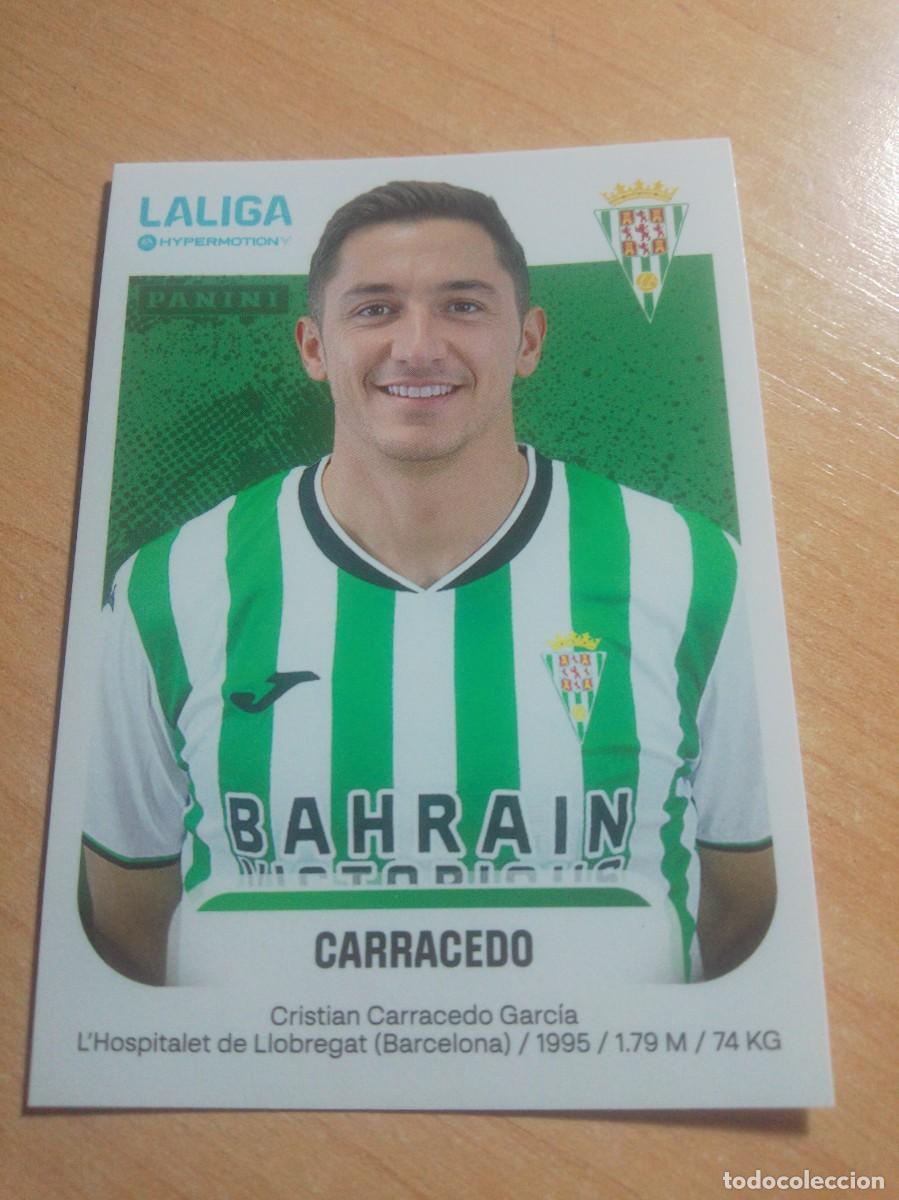 Cromos de f&uacute;tbol: 152 CARRACEDO DEL CORDOBA 2&ordf; DIVISION HYPERMOTION 25 26 PANINI 2025 2026