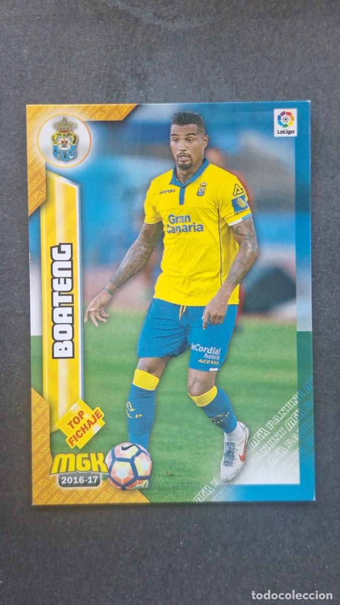 Cromos de f&uacute;tbol: L1 BOATENG U. D. LAS PALMAS 294 TOP FICHAJE PANINI MEGACRACKS 2016 2017 16 17