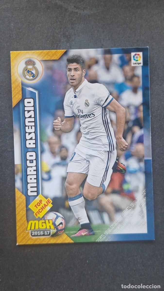 Cromos de f&uacute;tbol: L1 MARCO ASENSIO REAL MADRID 347 TOP FICHAJE PANINI MEGACRACKS 2016 2017 16 17