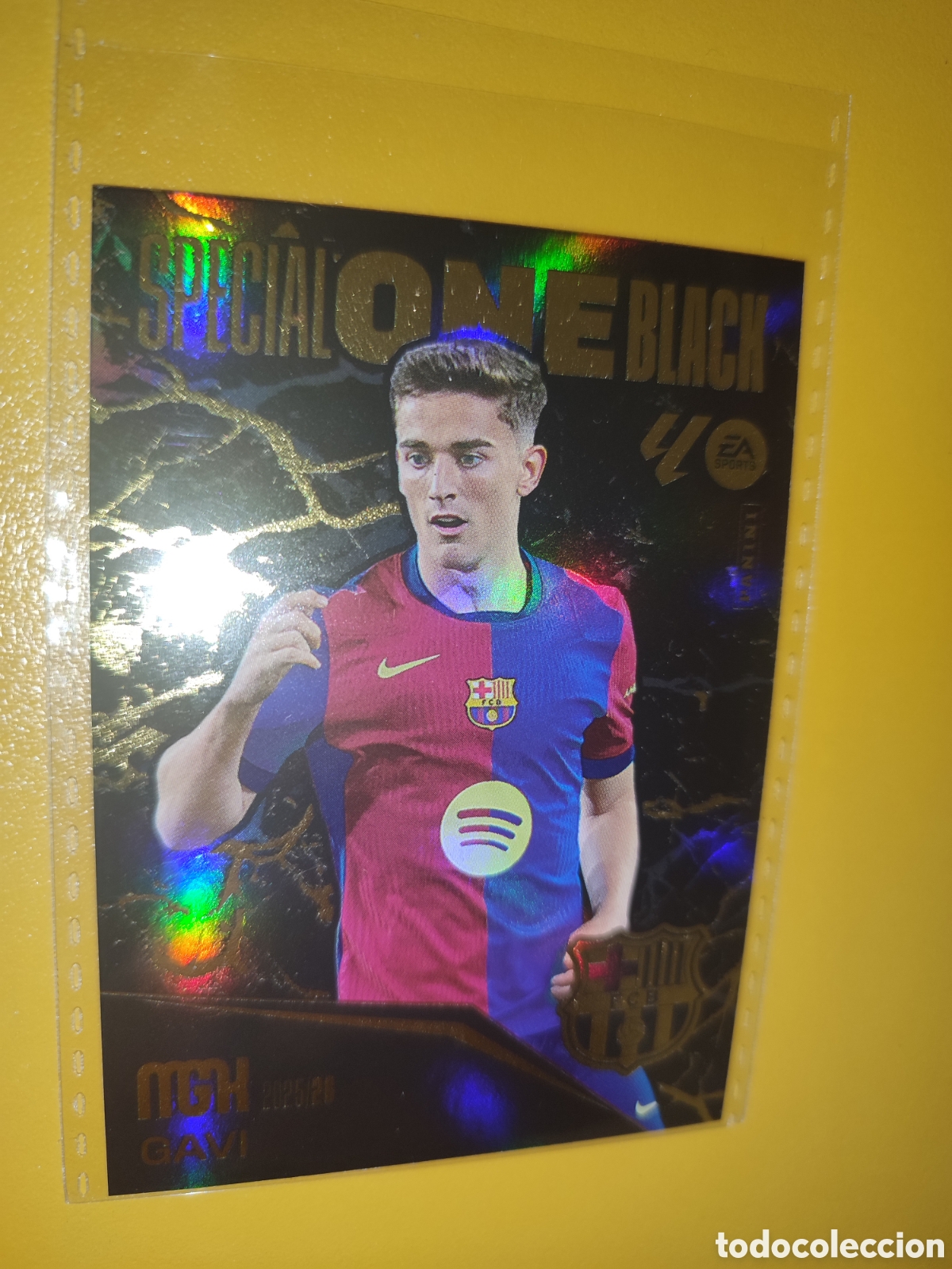 Cromos de f&uacute;tbol: Gavi Special One Black Megacraks 25/26