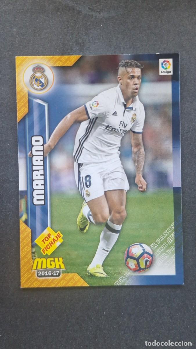 Cromos de f&uacute;tbol: L1 MARIANO REAL MADRID 348 TOP FICHAJE PANINI MEGACRACKS 2016 2017 16 17