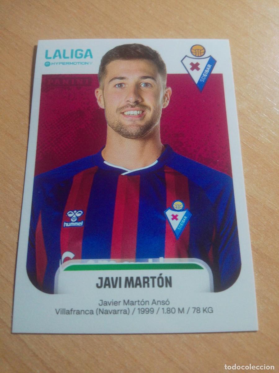 Cromos de f&uacute;tbol: 209 JAVI MART&Oacute;N DEL EIBAR 2&ordf; DIVISION HYPERMOTION 25 26 PANINI 2025 2026 NUEVO
