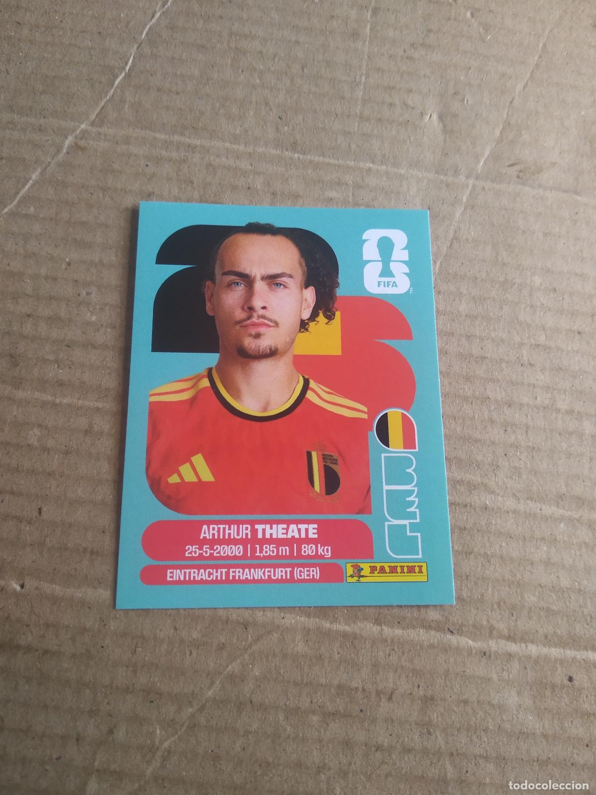 Cromos de f&uacute;tbol: BEL 3 ARTHUR THEATE BELGICA CROMO FUTBOL PANINI MUNDIAL 2026 WORLD CUP COPA MUNDO