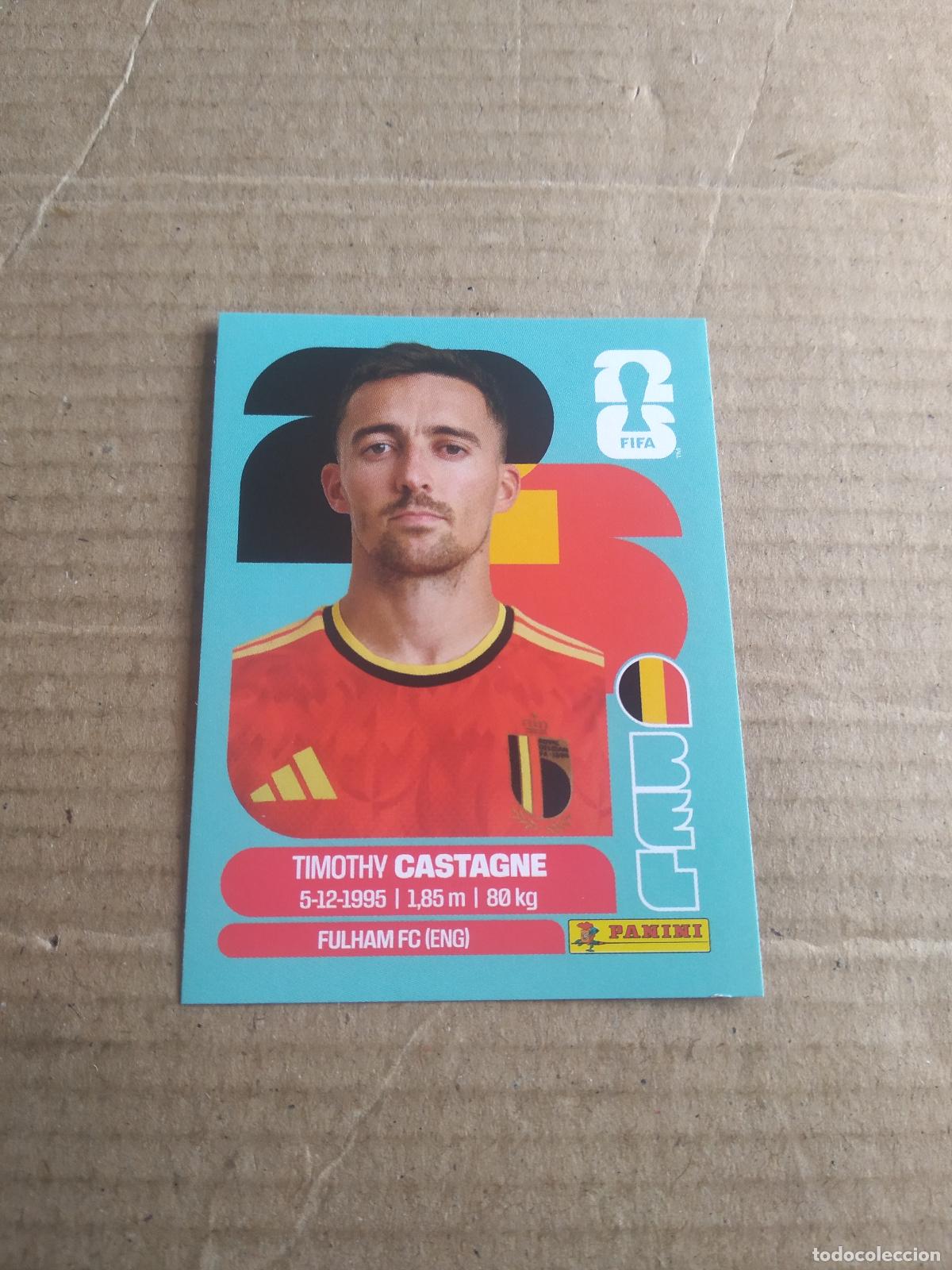 Cromos de f&uacute;tbol: BEL 4 TIMOTHY CASTAGNE BELGICA CROMO FUTBOL PANINI MUNDIAL 2026 WORLD CUP COPA MUNDO
