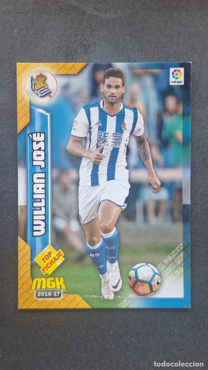 Cromos de f&uacute;tbol: L1 WILLIAN JOSE REAL SOCIEDAD 428 TOP FICHAJE PANINI MEGACRACKS 2016 2017 16 17