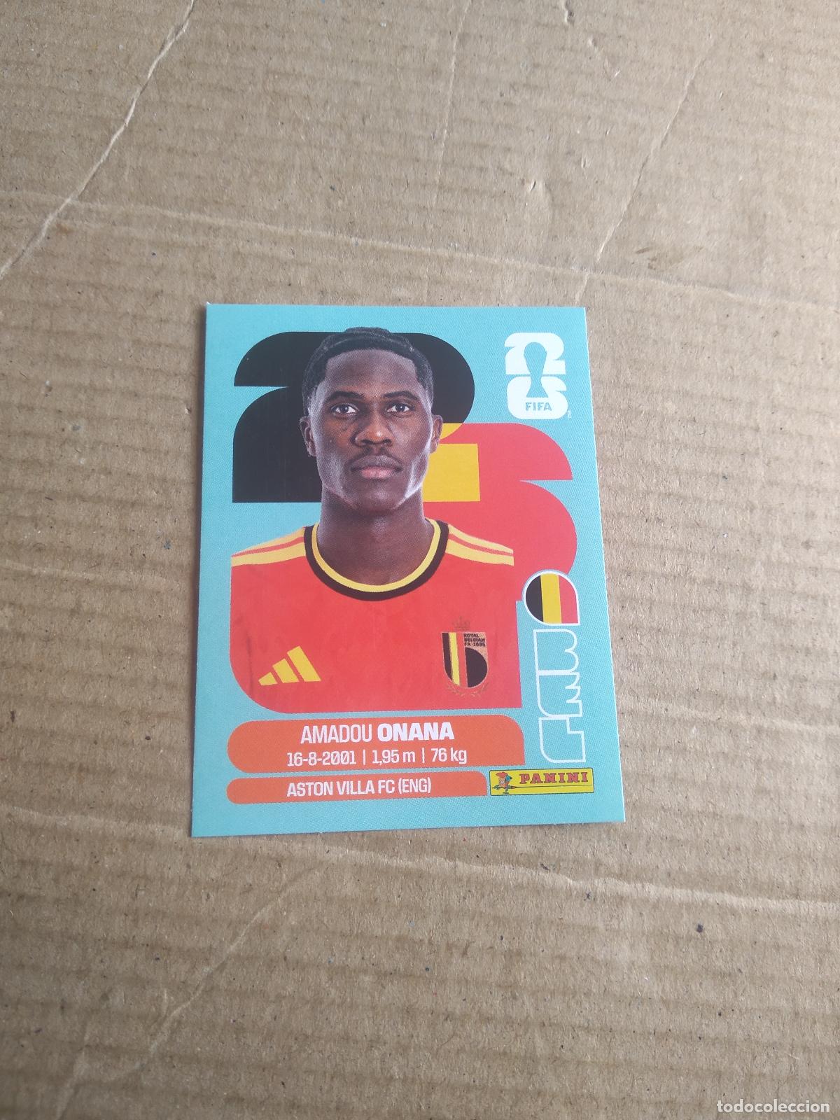 Cromos de f&uacute;tbol: BEL 10 AMADOU ONANA BELGICA CROMO FUTBOL PANINI MUNDIAL 2026 WORLD CUP COPA MUNDO