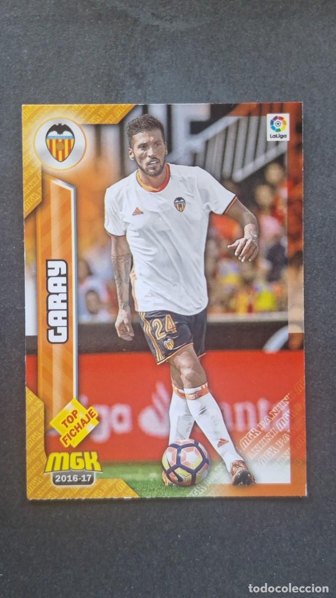 Cromos de f&uacute;tbol: L1 GARAY VALENCIA C. F. 509 TOP FICHAJE PANINI MEGACRACKS 2016 2017 16 17