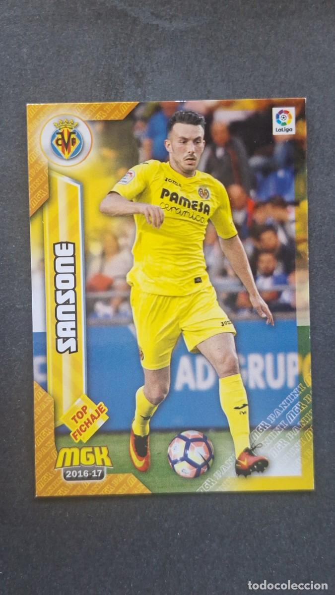 Cromos de f&uacute;tbol: L1 SANSONE VILLARREAL C. F. 536 TOP FICHAJE PANINI MEGACRACKS 2016 2017 16 17
