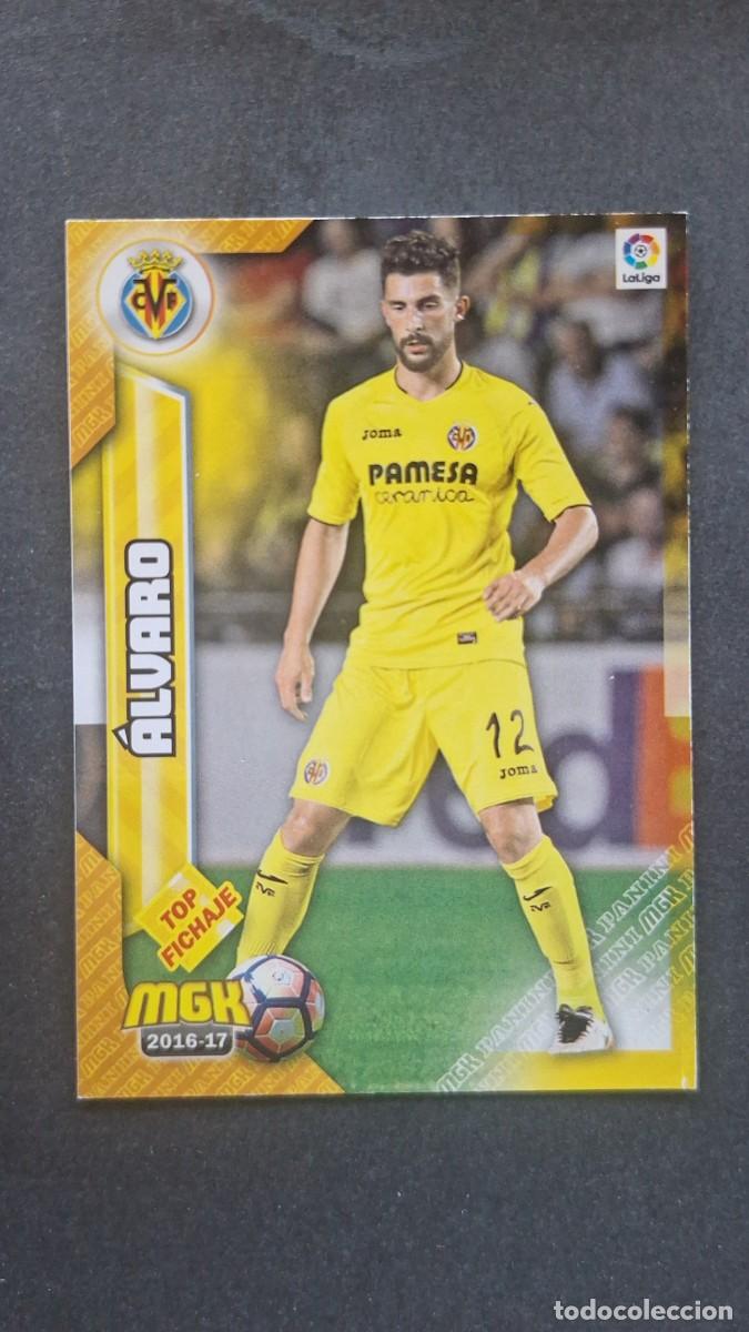 Cromos de f&uacute;tbol: L1 ALVARO VILLARREAL C. F. 537 TOP FICHAJE PANINI MEGACRACKS 2016 2017 16 17