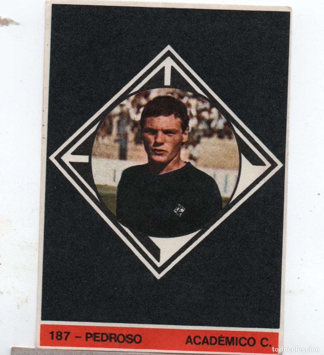 Cromos de f&uacute;tbol: PORTUGAL OLD FOOTBALL STICKER # 187 - PEDROSO, ACAD&Eacute;MICO COIMBRA, NORMAL CONDITION