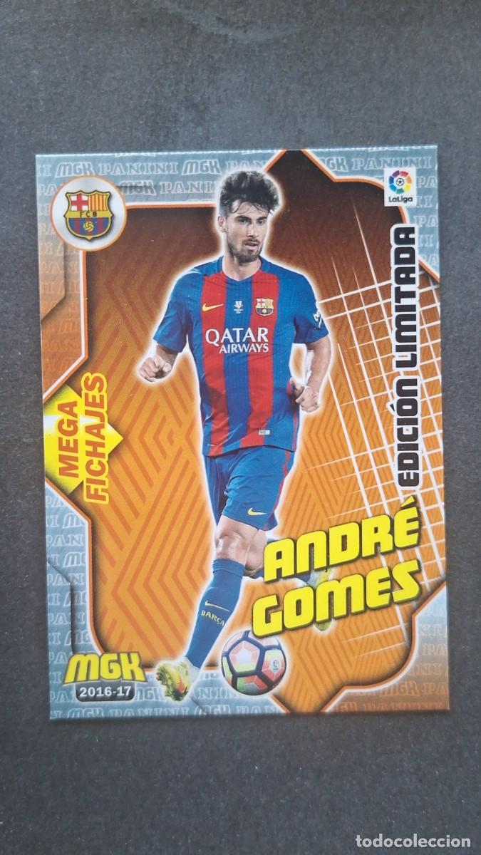 Cromos de f&uacute;tbol: L1 ANDRE GOMES F.C. BARCELONA 103BIS MEGA FICHAJE EDICION LIMITADA PANINI MEGACRACKS 2016 2017 16 17