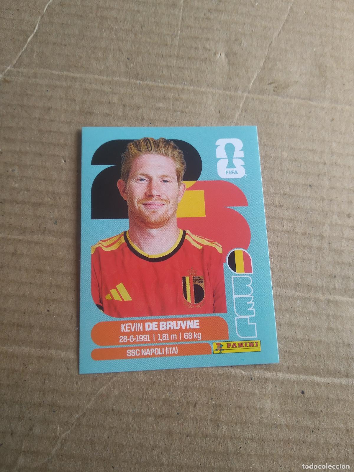 Cromos de f&uacute;tbol: BEL 15 KEVIN DE BRUYNE BELGICA CROMO FUTBOL PANINI MUNDIAL 2026 WORLD CUP COPA MUNDO