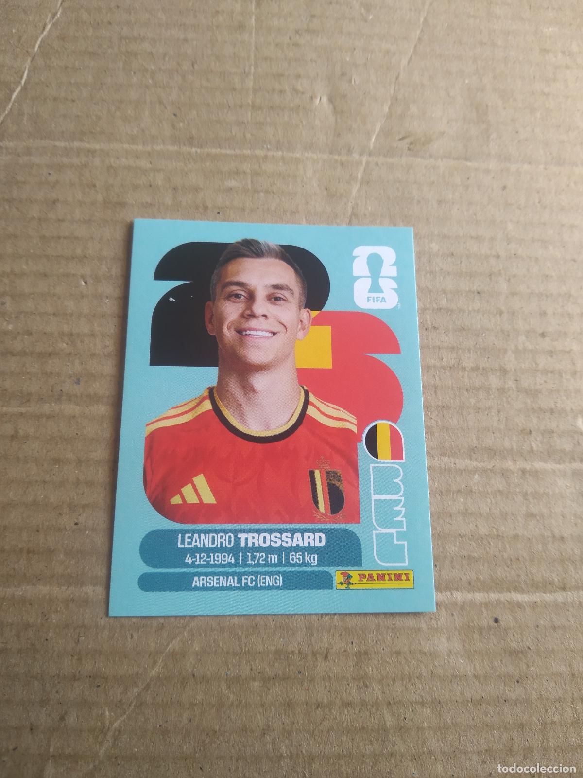 Cromos de f&uacute;tbol: BEL 18 LEANDRO TROSSARD BELGICA CROMO FUTBOL PANINI MUNDIAL 2026 WORLD CUP COPA MUNDO