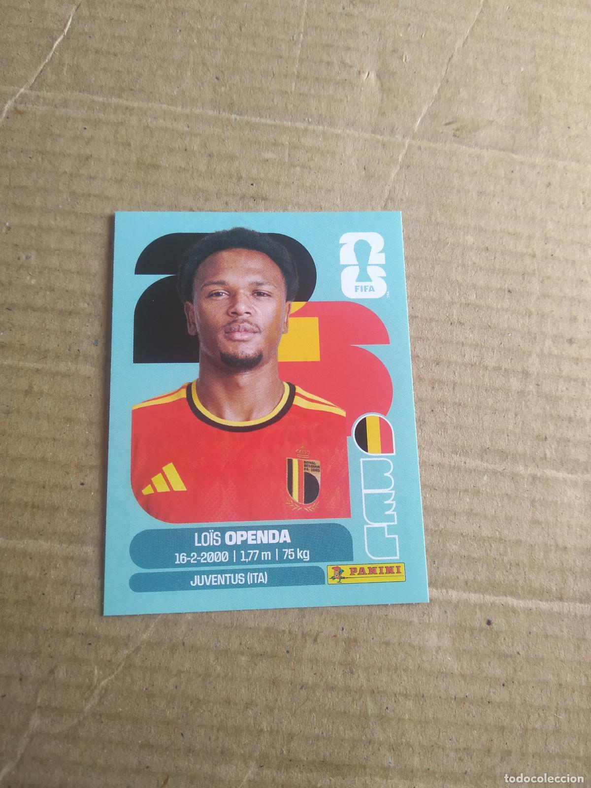 Cromos de f&uacute;tbol: BEL 19 LOIS OPENDA BELGICA CROMO FUTBOL PANINI MUNDIAL 2026 WORLD CUP COPA MUNDO