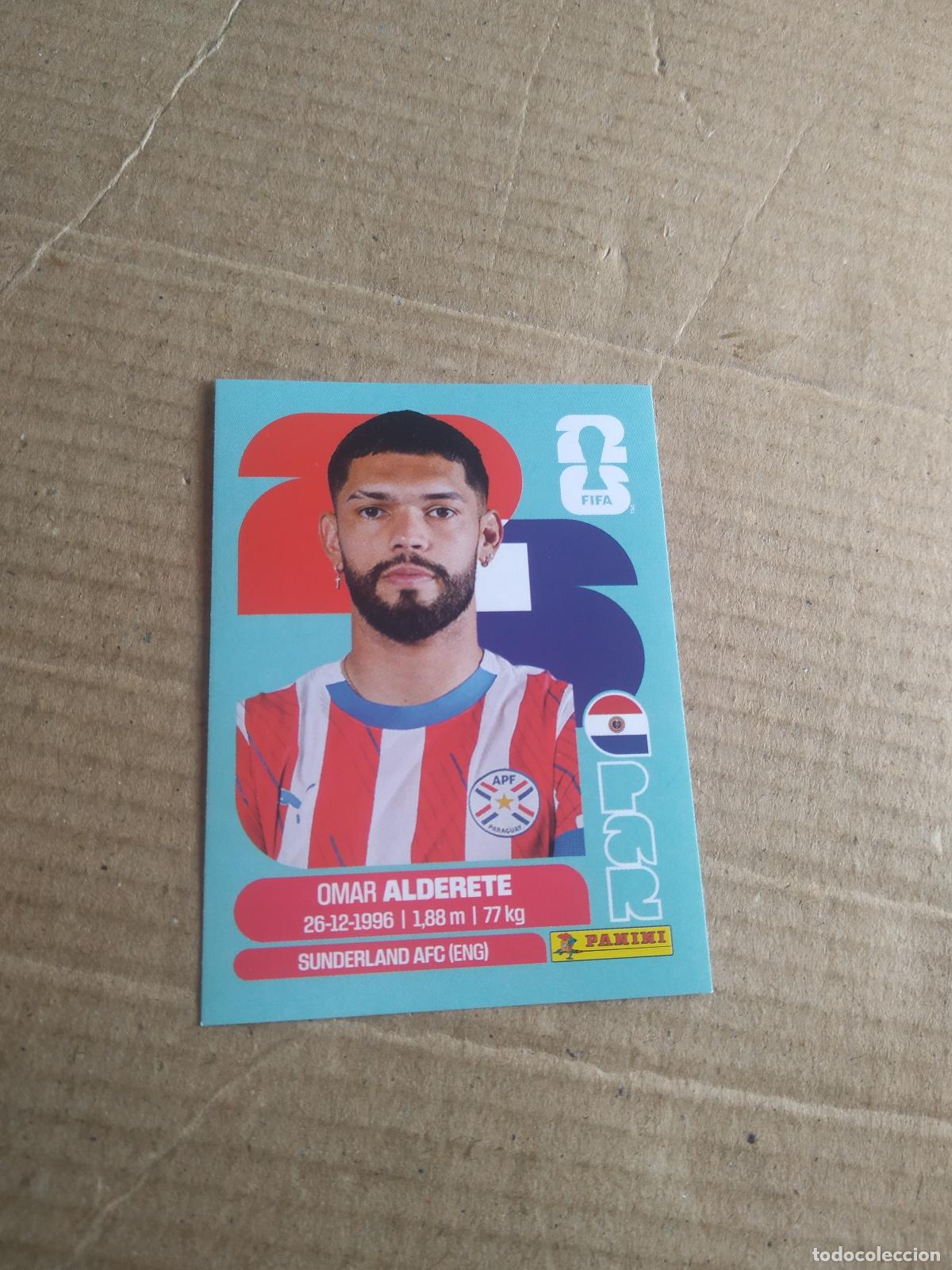Cromos de f&uacute;tbol: PAR 7 OMAR ALDERETE PARAGUAY CROMO FUTBOL PANINI MUNDIAL 2026 WORLD CUP COPA MUNDO