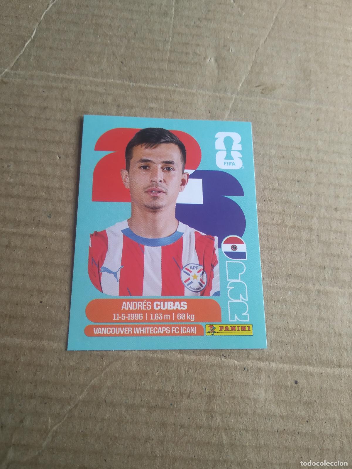 Cromos de f&uacute;tbol: PAR 12 ANDRES CUBAS PARAGUAY CROMO FUTBOL PANINI MUNDIAL 2026 WORLD CUP COPA MUNDO