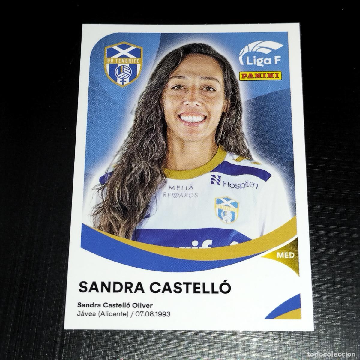Cromos de f&uacute;tbol: 92 SANDRA CASTELLO COSTA ADEJE TENERIFE CROMOS LIGA F FEMENINA PANINI 2024 2025 24 25
