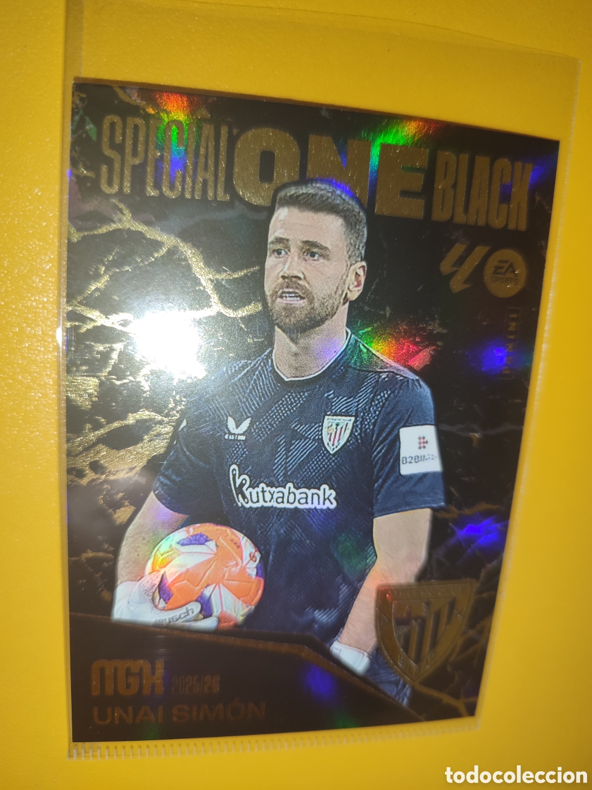 Cromos de f&uacute;tbol: Unai Sim&oacute;n Special One Black MGK 25/26