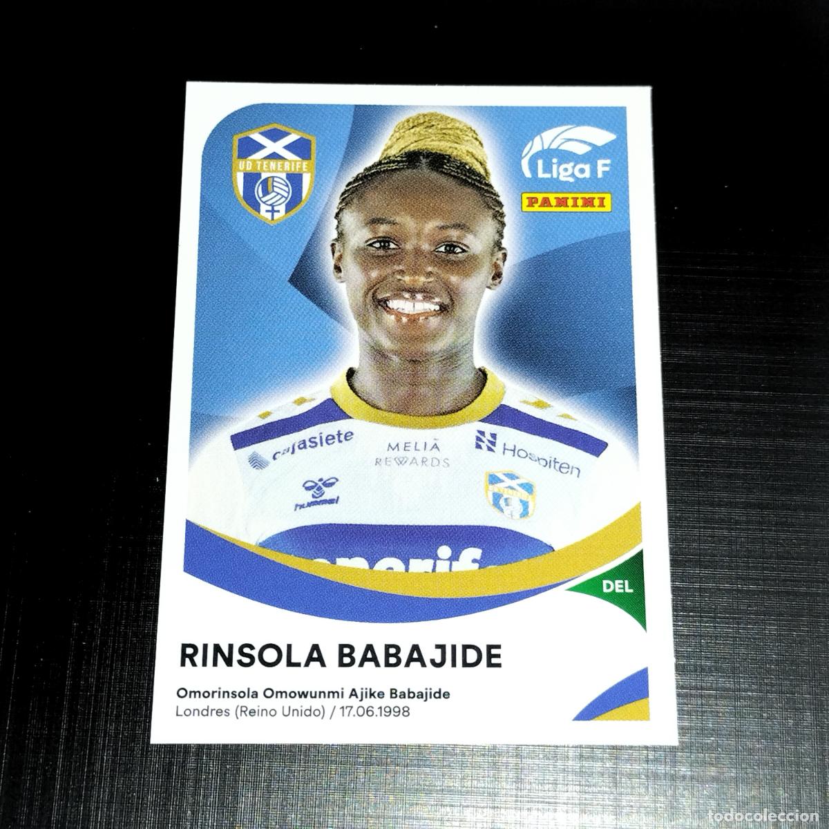 Cromos de f&uacute;tbol: 100 RINSOLA BABAJIDE COSTA ADEJE TENERIFE CROMOS LIGA F FEMENINA PANINI 2024 2025 24 25