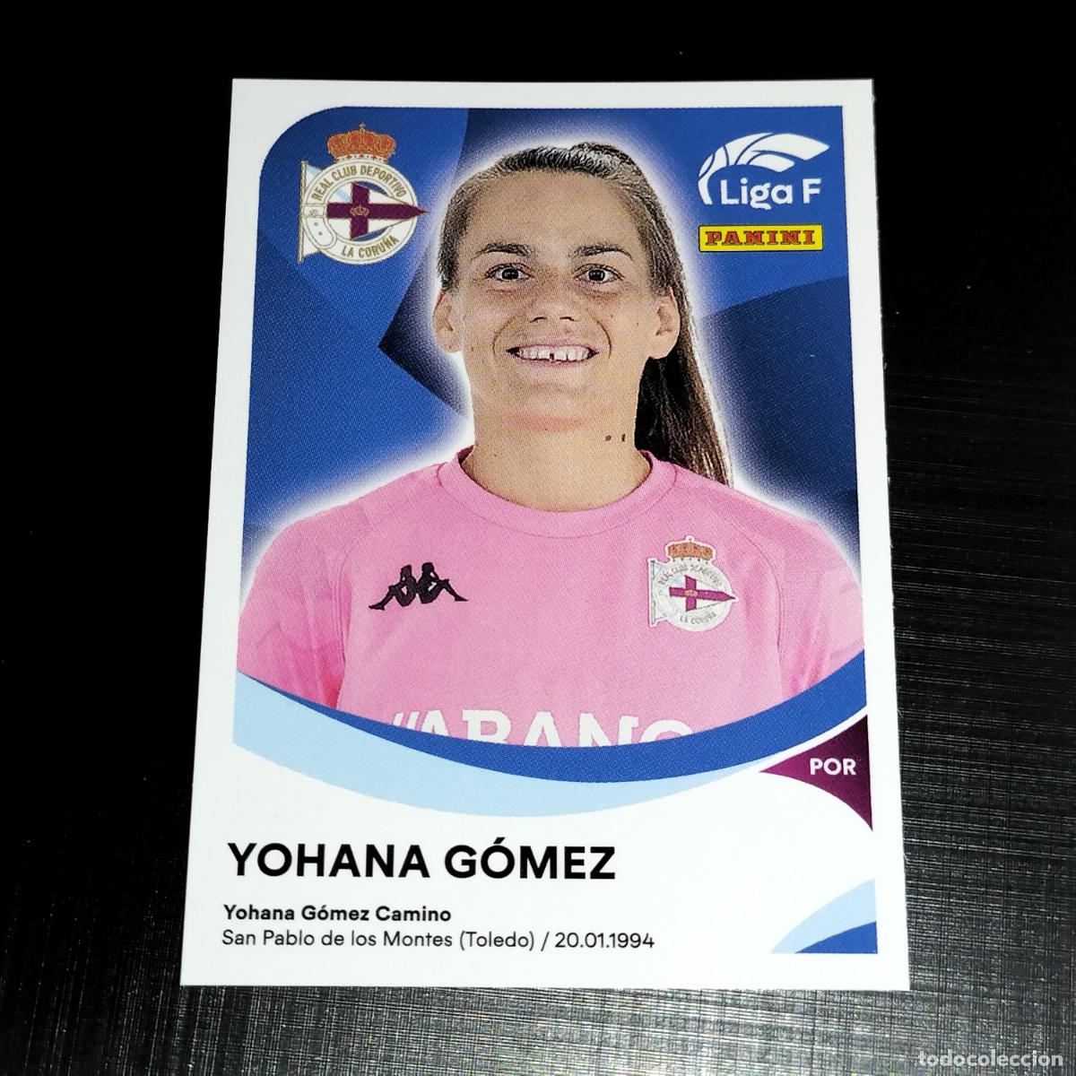 Fu&szlig;ball-Sticker: 105 YOHANA GOMEZ DEPORTIVO CORU&Ntilde;A ABANCA CROMOS LIGA F FEMENINA PANINI 2024 2025 24 25