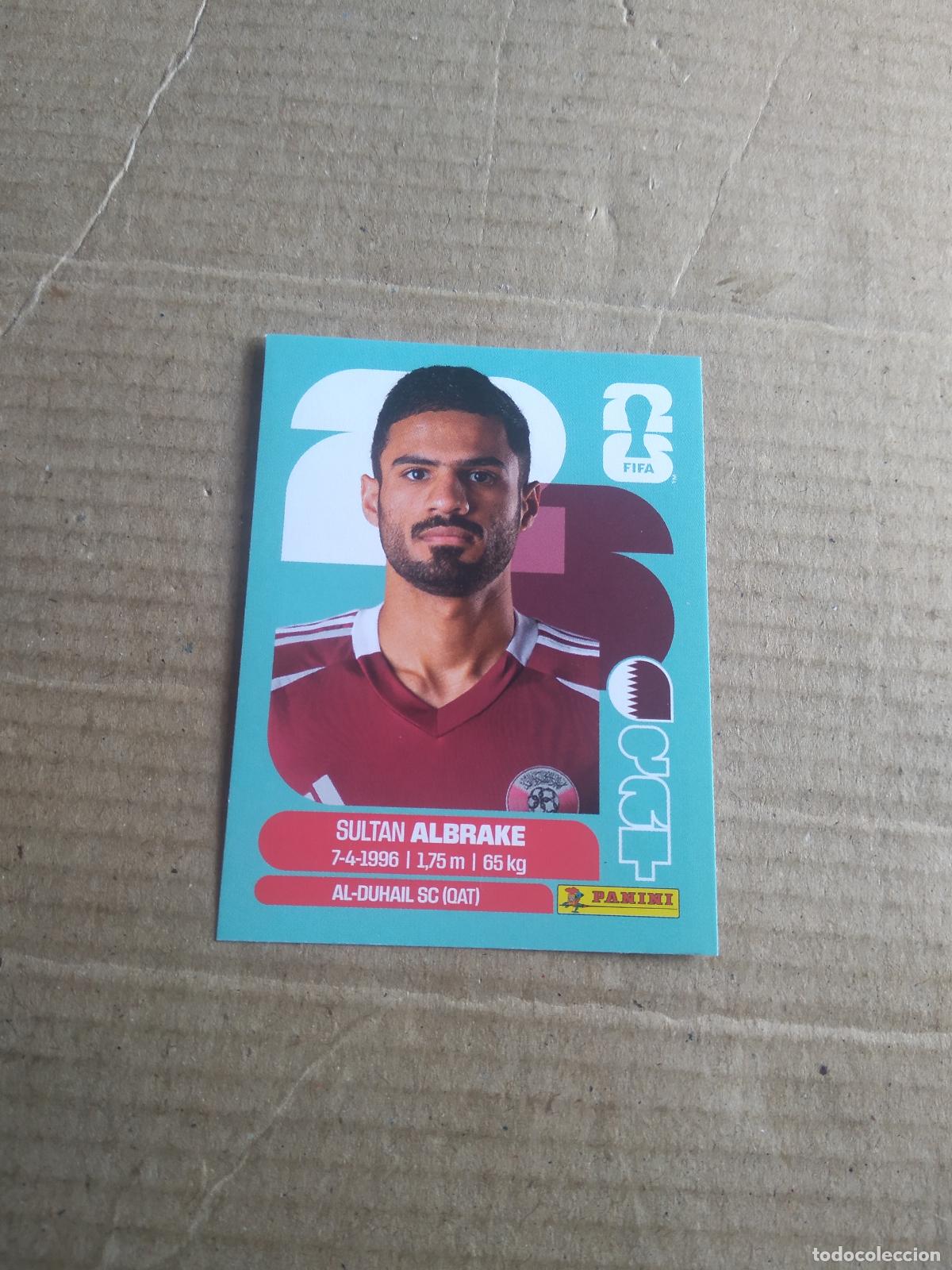 Cromos de f&uacute;tbol: QAT 3 SULTAN ALBRAKE QATAR CATAR CROMO FUTBOL PANINI MUNDIAL 2026 WORLD CUP COPA MUNDO