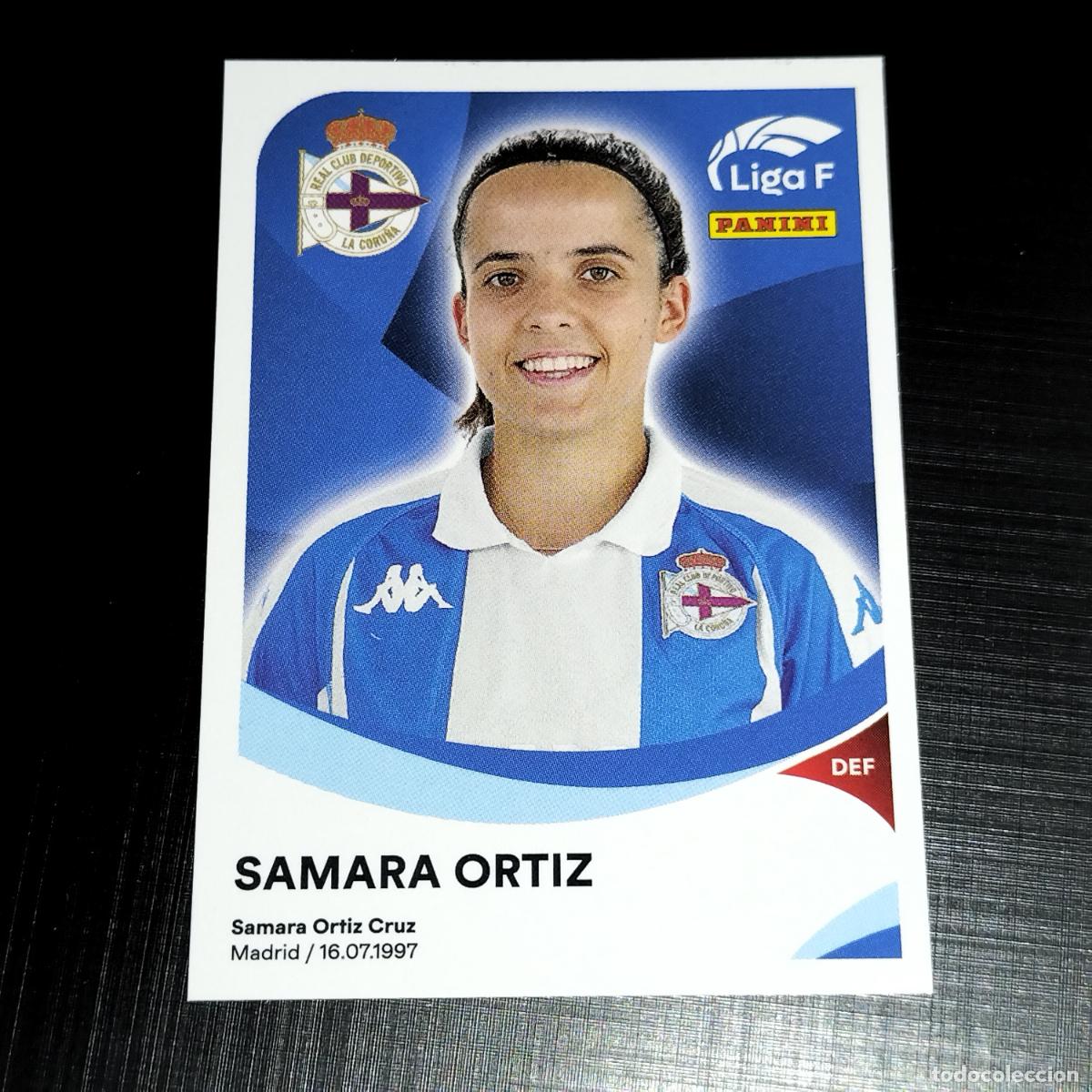 Cromos de f&uacute;tbol: 106 SAMARA ORTIZ DEPORTIVO CORU&Ntilde;A ABANCA CROMOS LIGA F FEMENINA PANINI 2024 2025 24 25