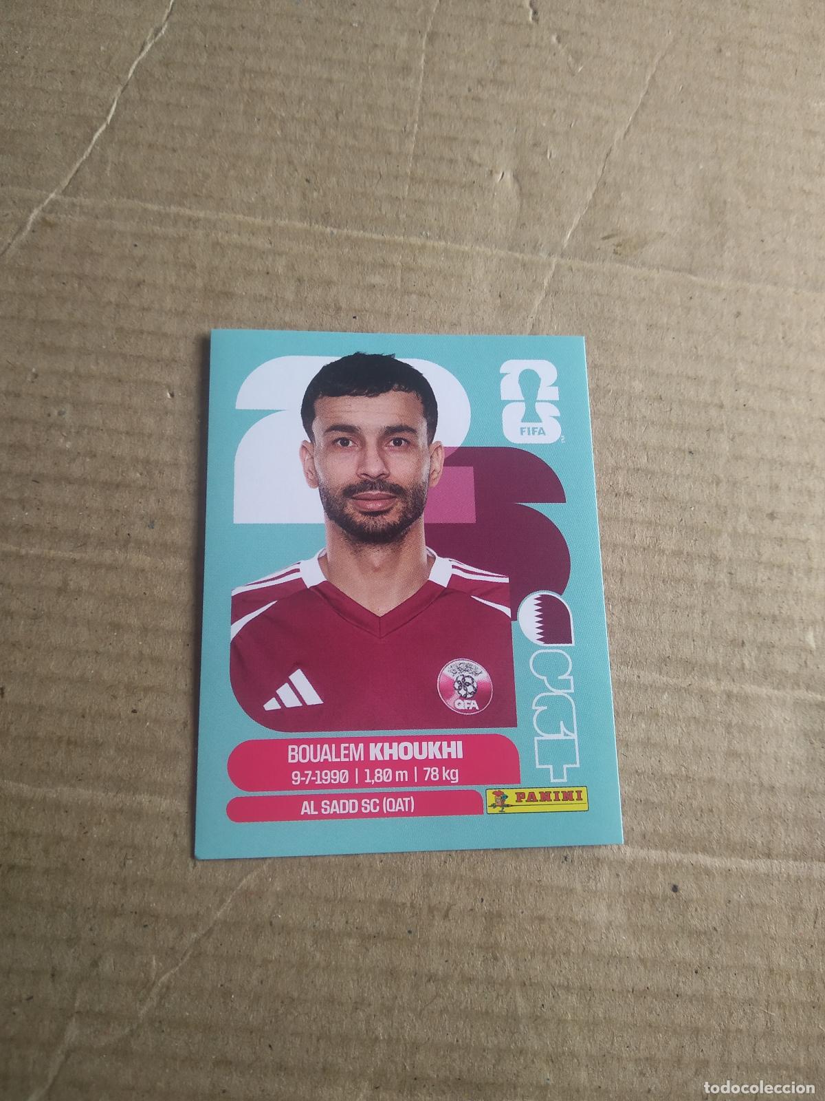 Cromos de f&uacute;tbol: QAT 6 BOUALEM KHOUKHI QATAR CATAR CROMO FUTBOL PANINI MUNDIAL 2026 WORLD CUP COPA MUNDO