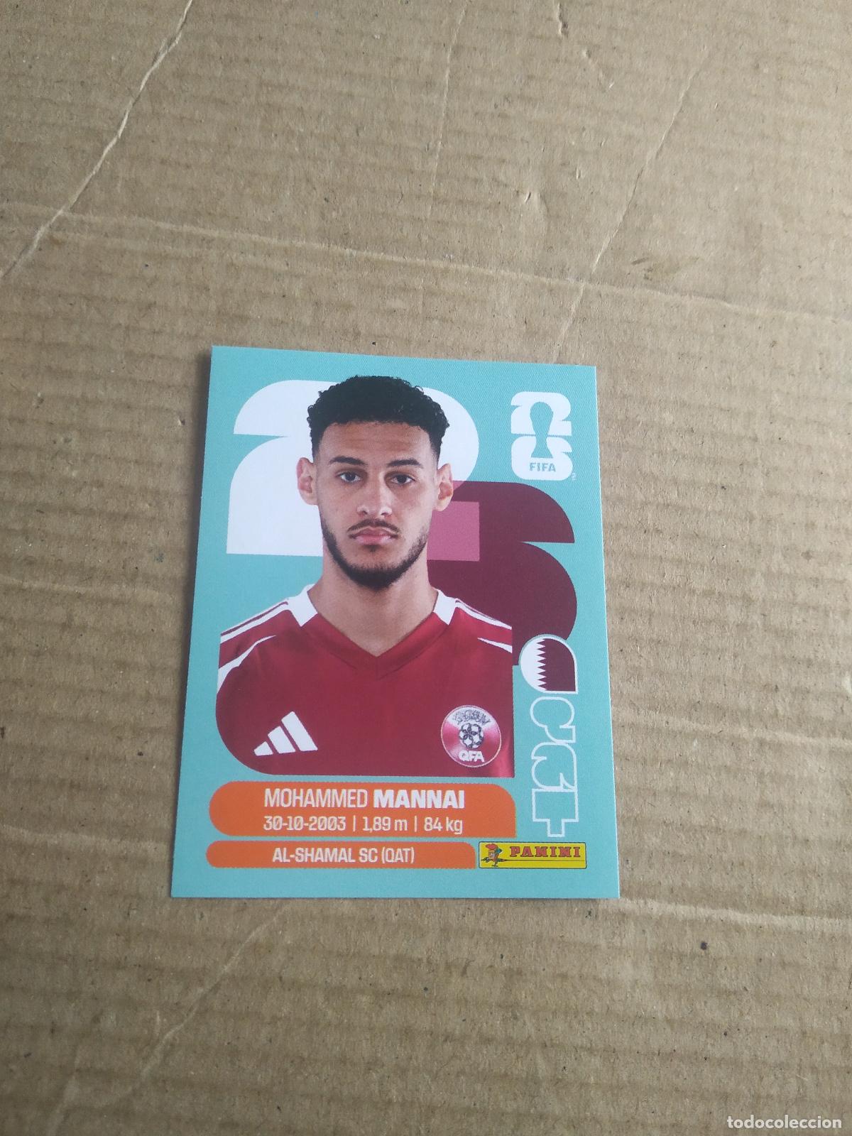 Cromos de f&uacute;tbol: QAT 9 MOHAMMED MANNAI QATAR CATAR CROMO FUTBOL PANINI MUNDIAL 2026 WORLD CUP COPA MUNDO